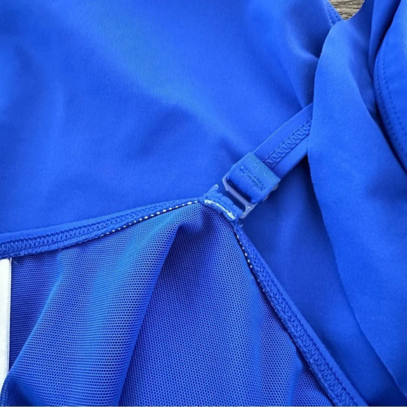 Sea Level Australia size US 4 Royal Blue Frill Ruffle One Piece Swimsuit Swim - Picture 6 of 6